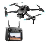 LKHLTBF Drone Professionnel m33 Max 4k HD esc Double caméra 5g WiFi Flux Optique sans balais avec écran rc Quadcopter,Triple Battery,6k Upgrade