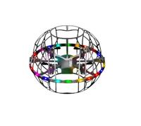 LKHLTBF Drone rc pour compétition de Football, WiFi FPV, Maintien de la Pression d'air, hélicoptère à Induction Infrarouge, Ballon Volant rc, Jouets, Cadeaux,Noir,Triple Battery