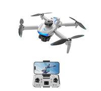 LKHLTBF Gris,Triple Battery,Drone de Retour GPS s181 5g Professionnel 8k HD, Photographie aérienne, Double caméra omnidirectionnelle, évitement d'obstacles, Jouet rc