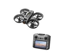 LKHLTBF Nouveau Drone S156 4k Professionnel HD, caméra Grand Angle, WiFi FPV, rc, Maintien en Hauteur, hélicoptère, Grand écran, quadricoptère Pliable, Jouets,B,Triple Battery