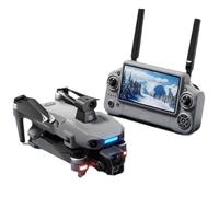 LKHLTBF Single Battery,Drone Professionnel s880 p7 Max avec Grand écran de contrôle, Longue portée de 12 kilomètres, Transmission d'images, cardan 3 Axes