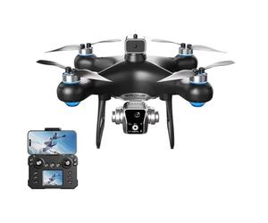 LKHLTBF Single Battery,Drone télécommandé ky102 avec Double caméra 4k HD, Moteur sans balais à 360°, évitement d'obstacles, Photographie aérienne, Jouet rc