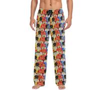 LKHVGY Pantalon de pyjama pour homme avec poches, S, M, L, XL, XXL, Soldat casse-noisette de Noël, XXL