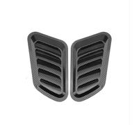 LKILFUWX 2 Pcs Prise d air Capot pour VW Taigo 2021-2023 2024 2025, aerateur de Capot Voiture Look Carbone, ouie Decorative Ventilation Tuning Sport