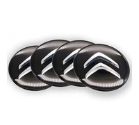 LKILFUWX 4 Pièces Cache-Moyeu, pour Citroen Berlingo Multispace 2008-2018 Enjoliveurs de Moyeu de Voiture Enjoliveurs Autocollant éTanche Poussière Roue Centre de Jante,B-65mm