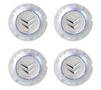 LKILFUWX 4 Pièces Cache-Moyeu, pour Citroen C4 2007-2010 157mm Enjoliveurs de Moyeu de Voiture Enjoliveurs Autocollant éTanche Poussière Roue Centre de Jante