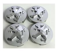 LKILFUWX 4 Pièces Cache-Moyeu, pour Peugeot 207 307 407 308 607 508 3008 2008 60MM Enjoliveurs de Moyeu de Voiture Enjoliveurs Autocollant éTanche Poussière Roue Centre de Jante,A