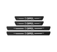 LKILFUWX 4 Pièces Protecteur De Seuil Porte De Voiture, pour Opel Corsa E F 2010-2024 Autocollants de Plaques PéDale de Seuils Anti-Rayures Étanches Protecteur Voiture