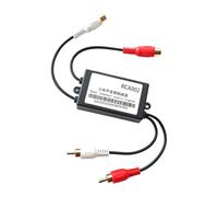 LKIRYUF Isolateur stéréo 2RCA à deux canaux avec analogique mâle vers | Module passif de réduction de bourdonnement pour amplificateur, mixeur, projecteur et AV domestique