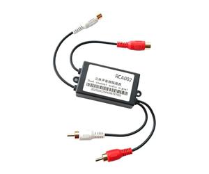 LKIRYUF Isolateur stéréo 2RCA à deux canaux avec analogique mâle vers | Module passif de réduction de bourdonnement pour amplificateur, mixeur, projecteur et AV domestique