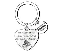 LKJHGF Cadeau Fête Des Mères, Porte-clés Maman, Original Porte Clef, Idée Cadeau Anniversaire Pour Mère