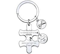 LKJHGF Cadeau Noel Petit-fils Cadeau Petit-fils Porte Clés Homme Cadeau D'anniversaire Garçon Enfant Je T'aime Mon Fils Cadeau Noel Homme Cadeau Fils Adulte (petit-fils)