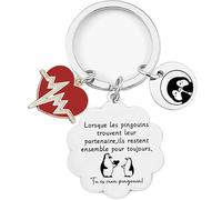 LKJHGF Cadeau Saint Valentin,Idée Cadeau Amoureux pour Homme & Femme, Porte Clé Couple,Cadeaux Amour pour Couple Original Saint Valentin Noël Anniversaire Mariage, Lui et Elle, Son Mari, Sa Femme (8)