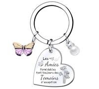 LKJHGF Cadeau Témoin Porte-clef Témoin mariage veux tu etre ma temoin Porte-clef annonce témoin Demande de Mariage Demoiselle d'Honneur