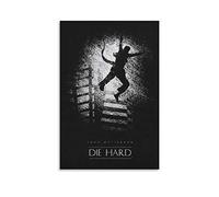 LKJHLK Poster de film Die Hard classique pour décoration murale - Impression sur toile pour bureau, chambre à coucher, dortoir - Cadeau pour garçon - 30 x 45 cm