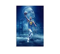 LKJHLK Poster Stephen Curry - Poster de basket-ball - Décoration murale sur toile pour bureau, chambre, dortoir - Cadeau pour garçon et homme - 40 x 60 cm