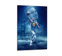 LKJHLK Poster Stephen Curry - Poster de basketball - Décoration murale sur toile pour bureau, chambre, dortoir - Cadeau pour garçon et homme - 30 x 45 cm