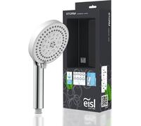 LKJKJ-DX5082 Pommeau de douche tempête sans tuyau, pommeau de douche à main économiseur d'eau avec 8 types de jets multiples et raccord de douche standard, chromé