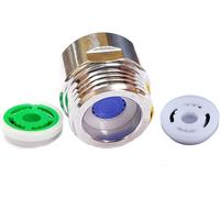 LKJKJ-Economiseur D'Eau Pour Douche, Réducteur Limiteur Débit Au Choix 4L-6L-8L/Min Garantie Une Economie De 50-70% Sur Votre Consommation D'eau, Installation Simple A La Maison Avant Flexible Pommea