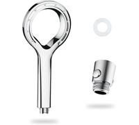 LKJKJ-Pommeau Douche Haute Pression, Atomiseur Haute Pression Pomme de Douche Economie D'eau, Anneau Poire de Douche, avec Vanne D'arrêt, Douchette Robinet, pour Maison, Hôtel, École