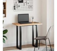 LKJVFCPW Plateau de table en bois massif d'acacia - 60 x 50 x 2 cm - Plan de travail non traité - Pour bureau, construction de meubles, projet de bricolage