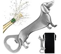 LKKCHER Cadeaux teckel, décapsuleur de bière, décoration d'anniversaire, cadeau de Noël et Saint-Valentin, pour hommes et femmes, papa, fête des pères, décoration de