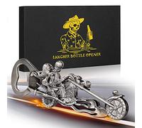 LKKCHER Décapsuleur de Bière de Skeleton Rider de Moto, Cadeau Idée Originale pour Homme, Gadget Saint Valentin Homme/Petit ami/Mari/Papa/grand-père