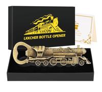 LKKCHER Décapsuleur de Bière de Train Vintage - Cadeau Unique pour Homme Fête des Pères, Noël, Anniversaire pour Papa, Petit Ami, Mari, Grand-Père