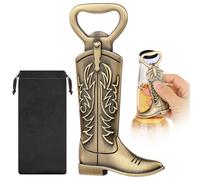 LKKCHER Décapsuleur pour homme, bottes de cowboy, décapsuleur, décoration de cowboy, cadeau d'anniversaire pour homme, papa, père, mari