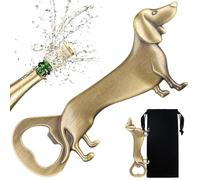 LKKCHER Décapsuleur teckel, cadeau teckel pour anniversaire, Noël, Saint-Valentin, bière, cadeaux pour hommes et femmes, papa, fête des pères