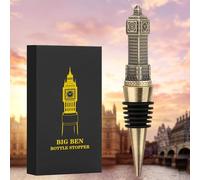 LKKCHER DESIGN Cadeaux Souvenirs Londres, Bouchon Big Ben, Cadeaux vin pour Hommes Femmes, Bouchons pour vin Champagne, Cadeaux d'anniversaire, économiseur de vin, Accessoires pour Le vin.
