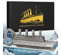 LKKCHER DESIGN Décapsuleur de Bière de Bateau à Vapeur, Produit Classique de Cinéma de Bateau, Idee Cadeau Homme/Femme Original, Cadeau Noël Cadeau Anniversaire Homme/Femme, Papa, Mari, Lui, Petit Ami
