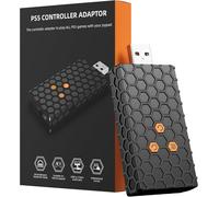LKLJIJ-Adaptateur Manette PS5,Adaptateur de Contrôleur sans Fil pour Xbox Series X/S/One, PS4, Xbox Elite 1/2, Contrôleurs Switch Pro, avec Dix Fonctions Macro, Turbo, Remappage et Audio