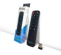 LKLJIJ-BPR1S Plus 2.4G RF, avec Récepteur USB, Bluetooth sans Fil, Télécommande Vocale Intelligente, Télécommande air Mouse avec Gyroscope 6 Axes pour Android TV Box et TV Stick