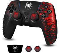 Lkljij-For Ps5 Controller Cover Skin, Anti Slip Silicone Case Per Controller Ps5 Con Spazi Per La Presa Del Pollice,Adesivi Per Il Touch Pad E Adesivi Per La Copertura