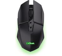 LKLJIJ-GXTrust 1108 Vylax Souris Gamer sans Fil Rechargeable, 80 Heures d'autonomie, 800-4800 DPI, Éclairage LED Multicolore, Récepteur USB Stockable, 6 Boutons, Souris Gaming pour PC Ordinateur, Noi