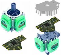LKLJIJ-Joystick à Hall de Remplacement pour Manette Universels, 2x Stick de Contrôle à Effet Hall + 2x PCB d'étalonnage + Outils de Réparation de Dessoudage \u2013 HL-UniA