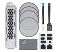 Lkljij-Kit De Filtres À Poussière De Haute Qualité Pour Ps5 ¿ Comprend Un Capuchon Anti-Poussière Pour Ssd M.2, Des Couvercles En Silicone Et Des Brosses De Nettoyage, Améliore La Durabilité