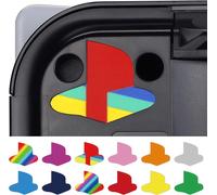 Lkljij-Playvital Autocollant Protection Pour Ps5 Console Logo,Sticker Skin Pour Ps5 Accessoire-9 Couleurs & 3 Styles Rétro Classique12 Pcs