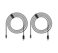Lkljij-Pour Xbox / Ps5 2x Câbles Usb C Charge Rapide De 4 M Pour Xbox Series S (Xss)/ Xbox Series X (Xsx) & Sony Playstation 5 Câble De Manette Ps 5 Pour Manette Dualsense