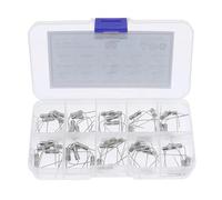 LKLNCXC Fusibles Lot de 50 Tubes à Rupture Rapide, 10 valeurs, 3,6 x 10 mm, avec Broche, Assortiment de 0,5 A, 1 A, 2 A, 3 A, 3,15 A, 4 A, 5 A, 6,3 A, 8 A, 10 A, 5 pièces chacun