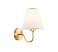 LKLNCXC Murailles Applique Murale en Tissu Blanc, luminaires d'intérieur Vintage for Salon, Chambre, Chevet, Salle de Bain, Couloir(1PCS)