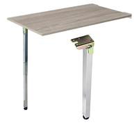 LKLNCXC Pieds de Meubles Pieds de Table à Manger Pliables, Pieds télescopiques for Bar, Meuble Levage par poussée-Traction, Base Protection réglable (1 pièce)(102cm/40.1in)