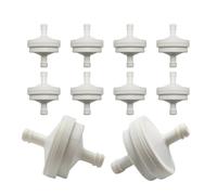 LKMBvxF Lot de 10 filtres à Carburant en Ligne de 1/4 Pouce pour Tondeuse B&S C-aftsman T-ro 394358s 56679 394358 394358S