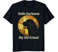 LKMGFD Dogs Hello Darkness My Old Friend Custom Gift T-T-Shirts à Manches Courtes, Long Sleeve, SweatT-Shirts à Manches Courtes, Hoodies(Small)