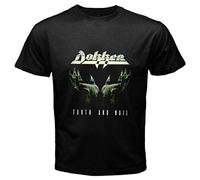 LKMGFD Dokken Tooth and Nail Men's Black T-T-Shirts à Manches Courtes Black(Medium)