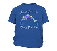 LKMGFD Dolphin T-Shirts à Manches Courtes for Girls This Cute Kids Dolphin T T-Shirts à Manches Courtes(Medium)