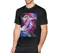 LKMGFD eyond The Boundary Men's Cotton Round Neck T-T-Shirts à Manches Courtes Casual Black (X-Large)