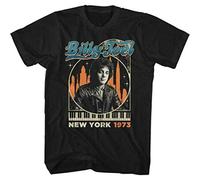LKMGFD Gown Billy Joel - New York 1973 - T-Shirt Men Black(Small)