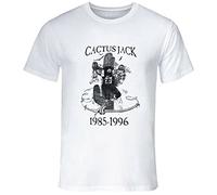 LKMGFD Gown CactJack Mick Foley T Shirt Size S-2XL Shipping White(Large)